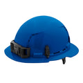 Milwaukee 48-73-1225 Blue Full Brim Vented Hard Hat - Ace Tool Group - Milwaukee