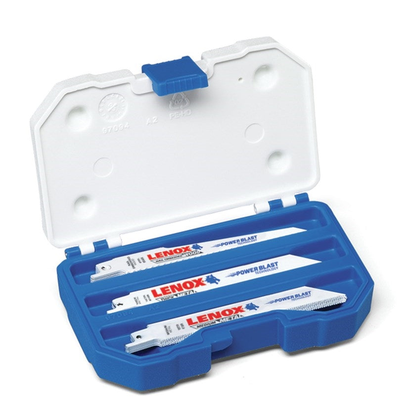 Lenox 10734 15-Piece Reciprocating Saw Blade Kit With Plastic Case - Ace Tool Group - Lenox