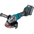 Makita 40V max XGT Brushless Cordless 4-1/2 / 6" Paddle Switch Angle Grinder Kit, electric brake, no lock-off, lock-on, bag, with one battery (4.0Ah) - Ace Tool Group - Makita