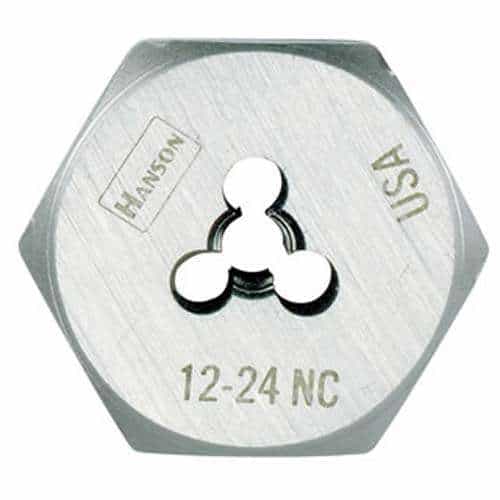Irwin 6545 Hex Die High Carbon Steel Rh 1/2-20 - Ace Tool Group - Irwin