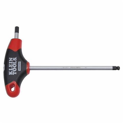 Klein Tools JTH6E15BE 3/8'' Hex Ball-End Journeyman T-Handle 6'' (152 mm) - Ace Tool Group - Klein