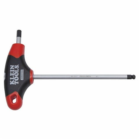 Klein Tools JTH6E08BE 1/8'' Hex Ball-End Journeyman T-Handle 6'' (152 mm) - Ace Tool Group - Klein