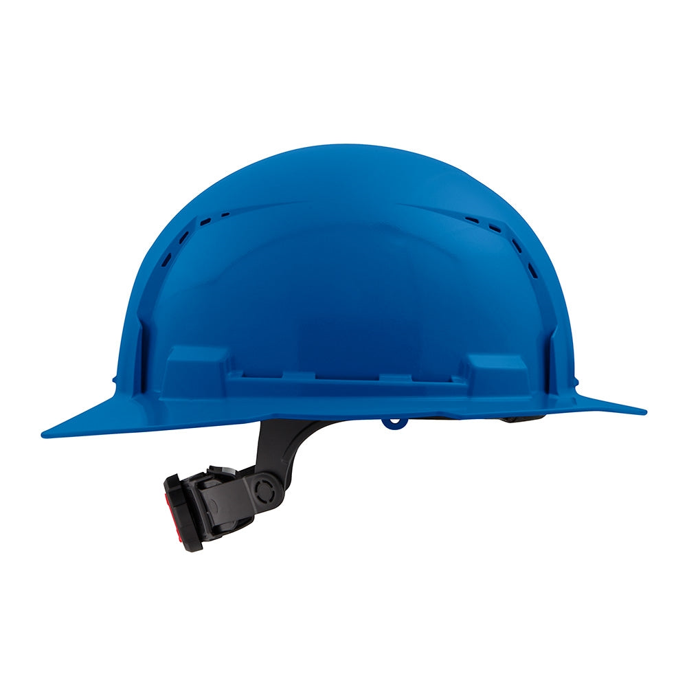 Milwaukee 48-73-1225 Blue Full Brim Vented Hard Hat - Ace Tool Group - Milwaukee