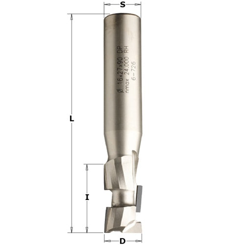CMT 140.158.61 Diamond Compression Bit, 5/8-inch Diameter, 5/8-inch Shank - Ace Tool Group - CMT