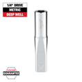 Milwaukee 45-34-9045 1/4 in. Drive 7mm Metric 6-Point Deep Socket - Ace Tool Group - Milwaukee