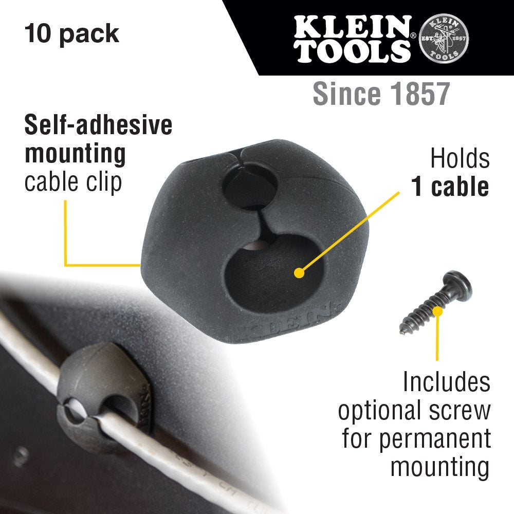 Klein 450-400 Cable Mounting Clips 10 Pack - Ace Tool Group - Klein