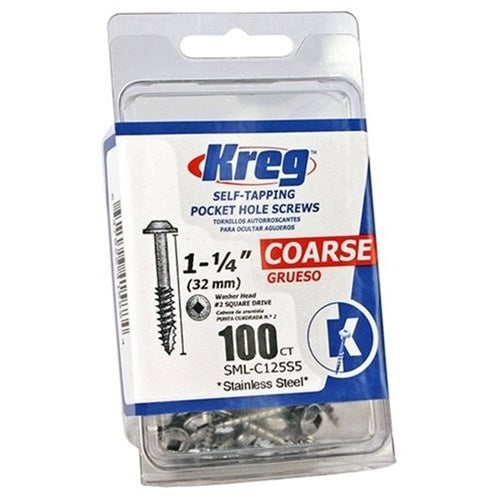 Kreg 305 Stainless Steel Pocket Screws - 1-1/4", #8 - Ace Tool Group - Kreg