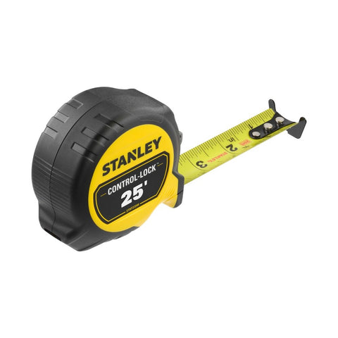 Stanley 25 ft. CONTROL-LOCK Tape Measure - Ace Tool Group - Stanley