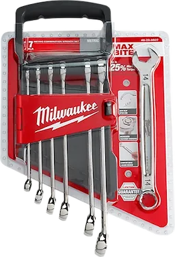 Milwaukee 48-22-9507 7PC COMBINATION WRENCH SET - METRIC - Ace Tool Group - Milwaukee