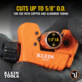 Klein 50049 Nano Tubing Cutter, 5/8 in. - Ace Tool Group - Klein