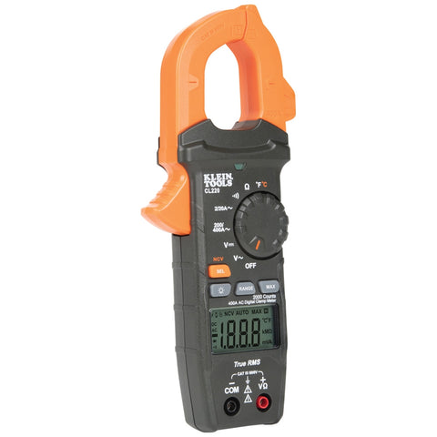 Klein CL220 Digital Clamp Meter, AC Auto Range - Ace Tool Group - Klein