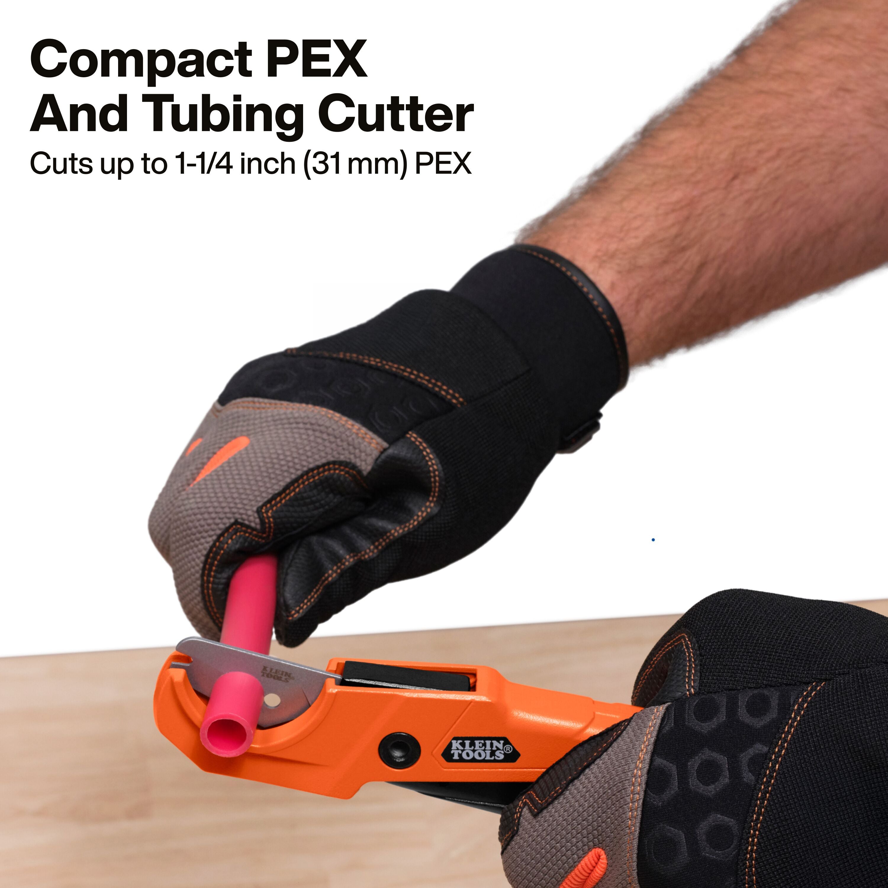 Klein 50072 1-1/4-Inch Compact PEX Pipe and Tubing Cutter