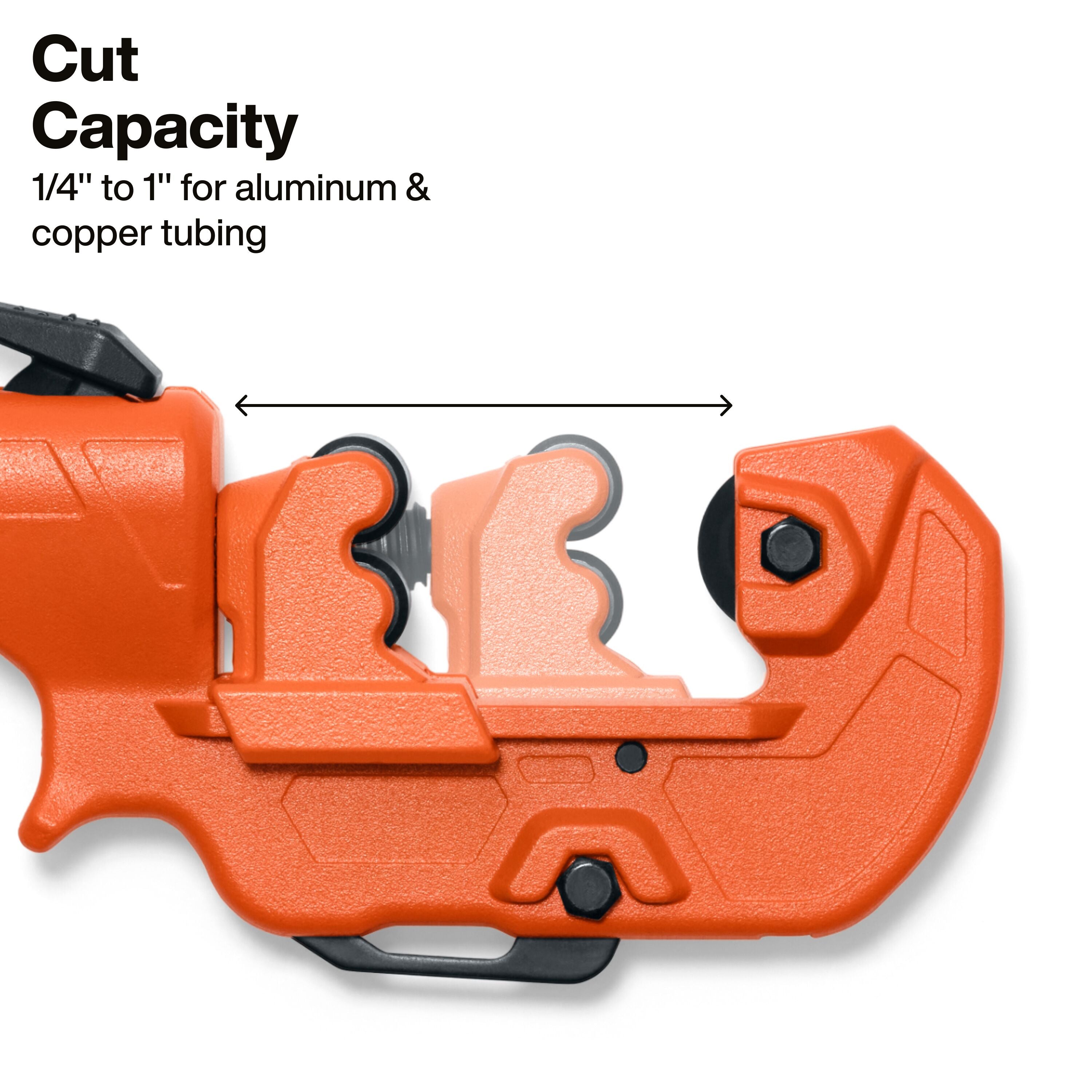 Klein 50077 1-Inch Quick-Adjust Screw-Feed Tubing Cutter