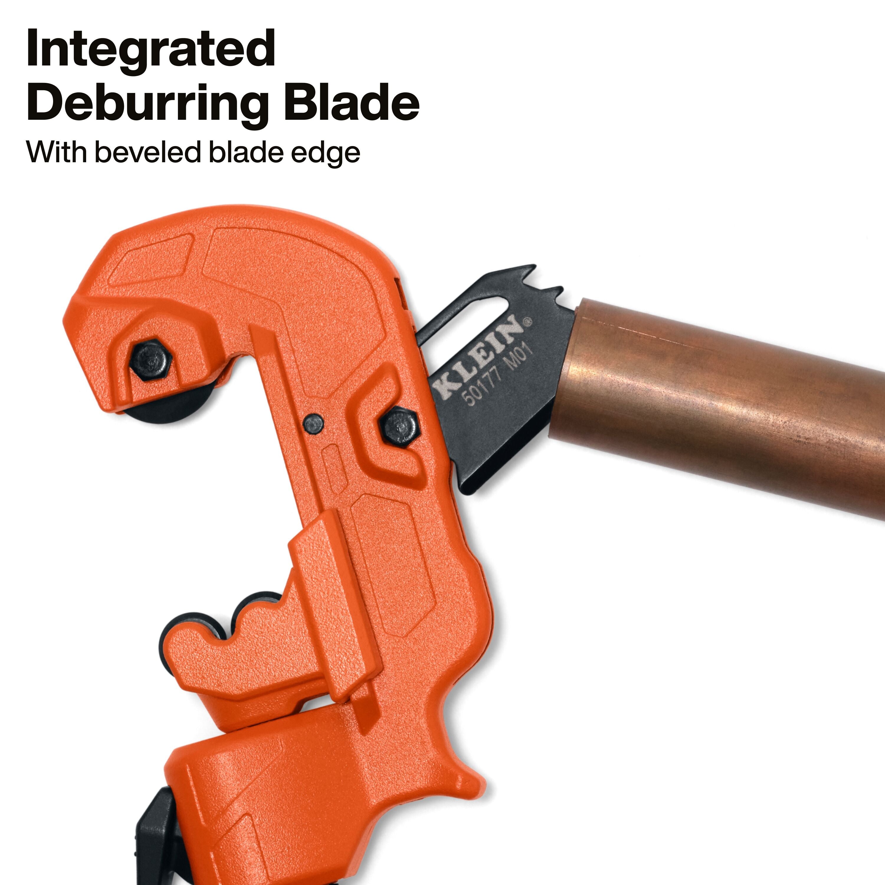 Klein 50077 1-Inch Quick-Adjust Screw-Feed Tubing Cutter