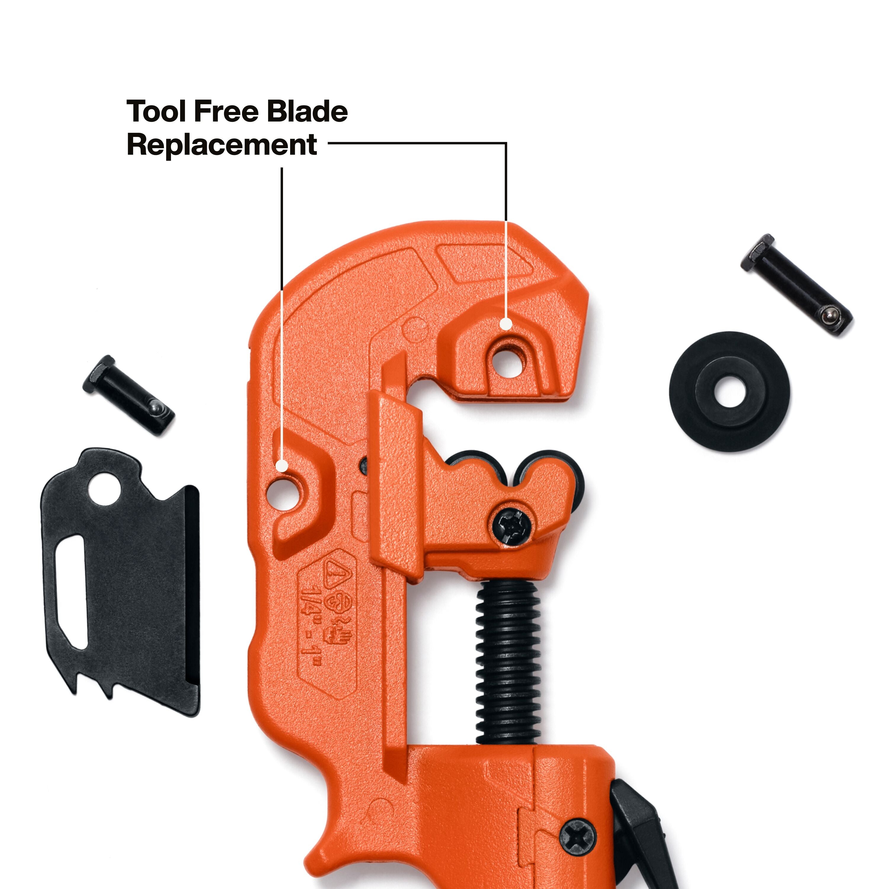 Klein 50077 1-Inch Quick-Adjust Screw-Feed Tubing Cutter