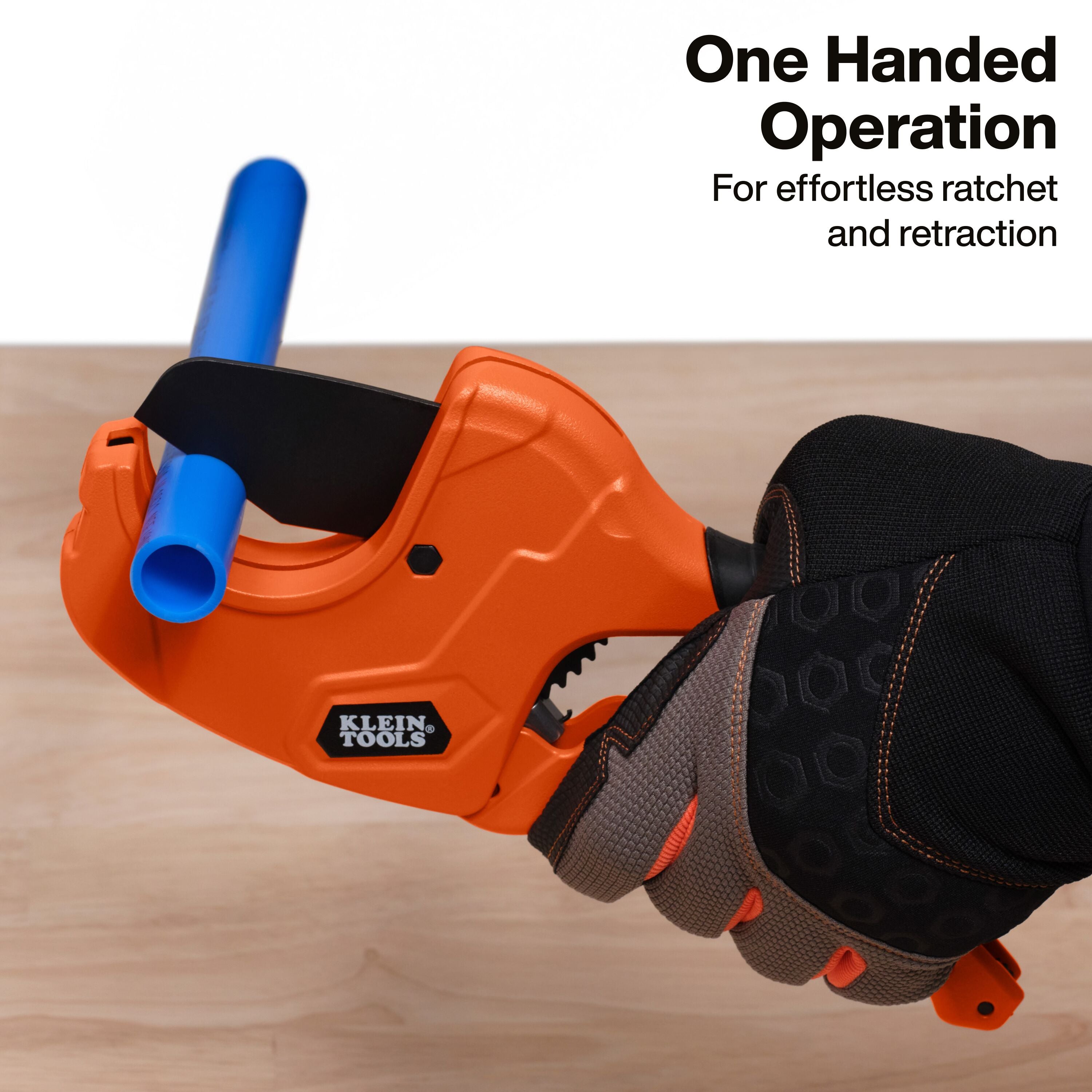 Klein 50080 2-Inch Ratcheting PVC Pipe Cutter