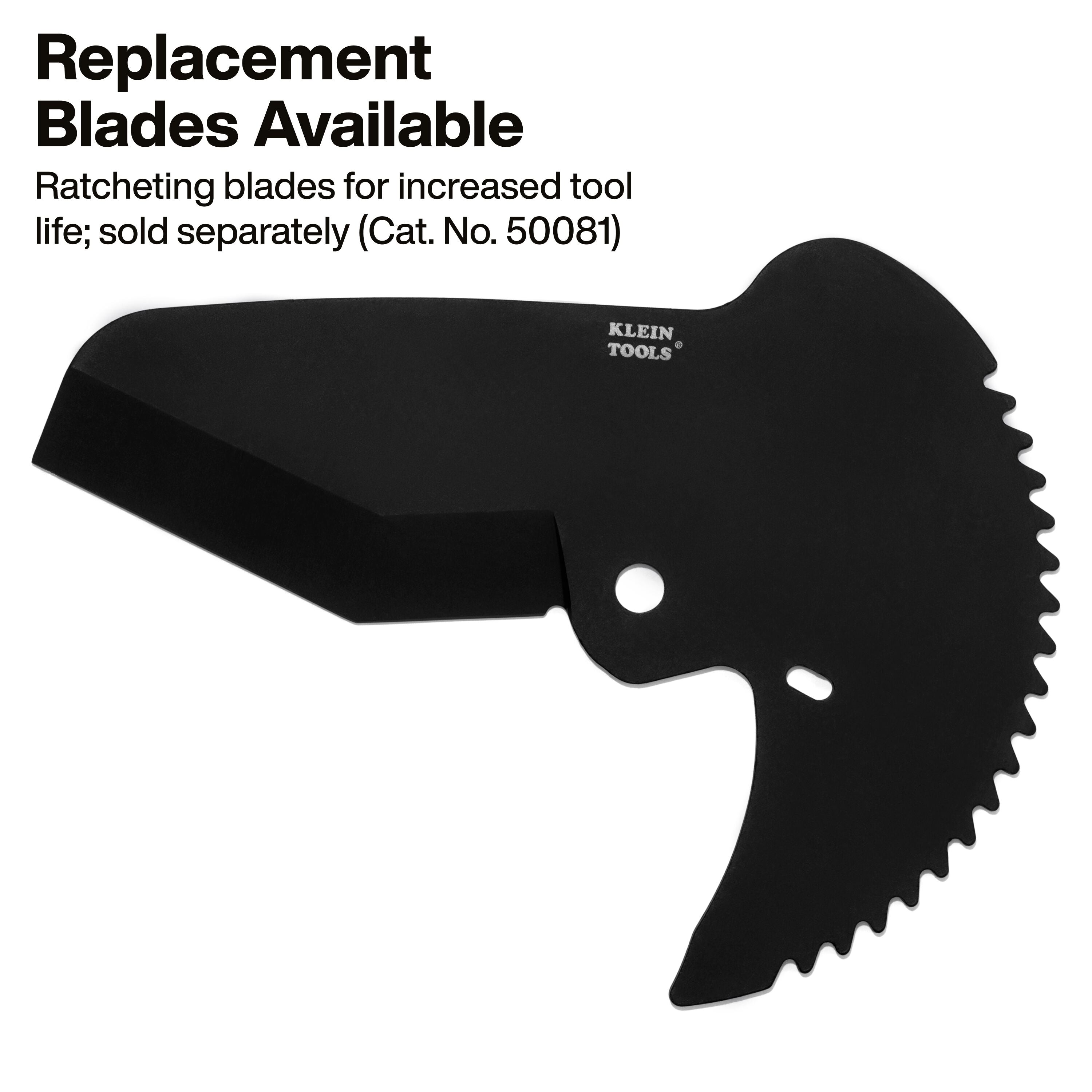 Klein 50080 2-Inch Ratcheting PVC Pipe Cutter