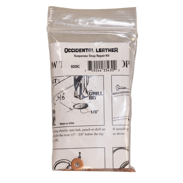 Occidental 5009C Suspender Snap Repair Kit - Ace Tool Group - Occidental Leather