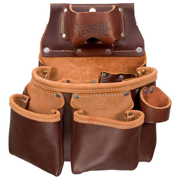 Occidental B5018DBLH 3 Pouch Pro Tool Bag - Ace Tool Group - Occidental Leather