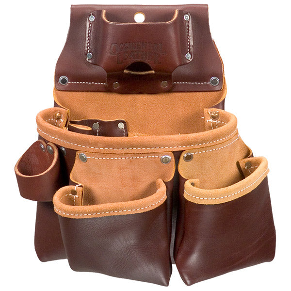 Occidental 5018DBLH 3 Pouch Pro Tool Bag - Ace Tool Group - Occidental Leather