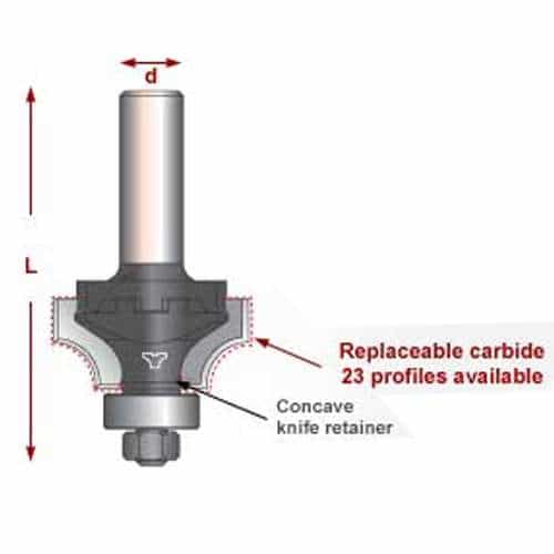 Amana Tool Ns-104 Nova Body Type 'A' 1/4 Shank. - Ace Tool Group - Amana Tool