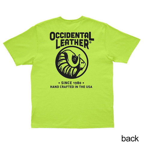 Occidental 505853 Oxy-T, Safety Green, Small - Ace Tool Group - Occidental Leather