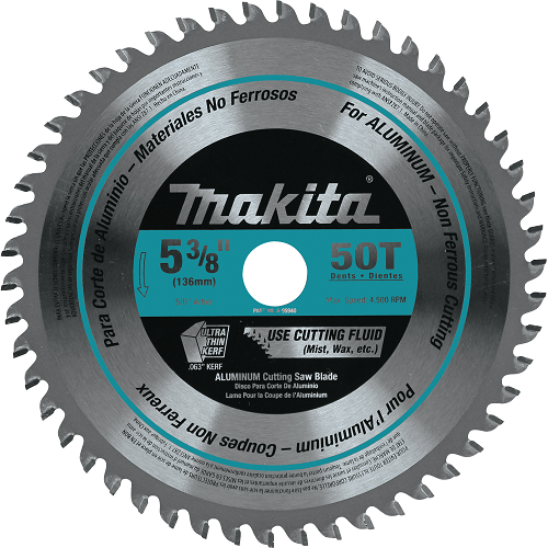 Makita A-95940 5'3-8 Inch 50T Carbide'Tip Saw Blade - Ace Tool Group - Makita