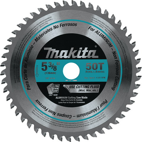 Makita A-95940 5'3-8 Inch 50T Carbide'Tip Saw Blade - Ace Tool Group - Makita