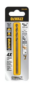 Dewalt Dwa1209 - 9/64" Cobalt Drill Split Point 5 - Ace Tool Group - DeWalt