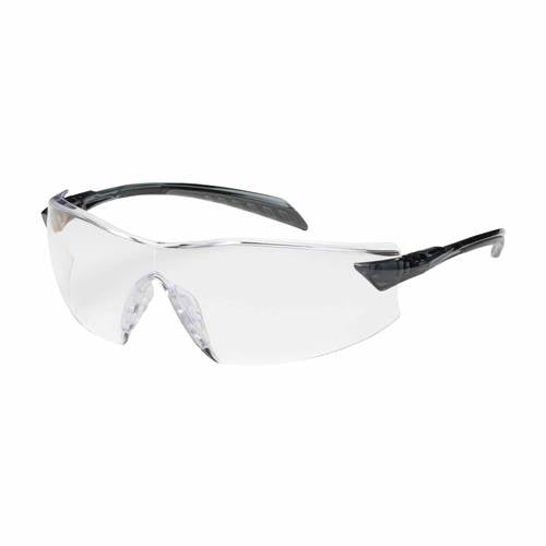 PIP 250-45-0021 Radar Eyewear, Gray Polycarbonate Lens, Anti-Scratch And Anti-Fog, Rimless, Gray Bayonet Temples, Non-Slip Nose Pads And Temple Tips, -12 Pack - Ace Tool Group - Protective Industrial Products