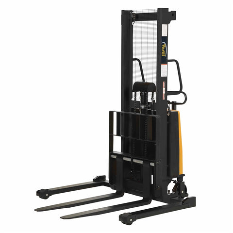 Vestil SL-63-AA Adjustable Stacker W/Powered Lift 63 In - Ace Tool Group - Vestil