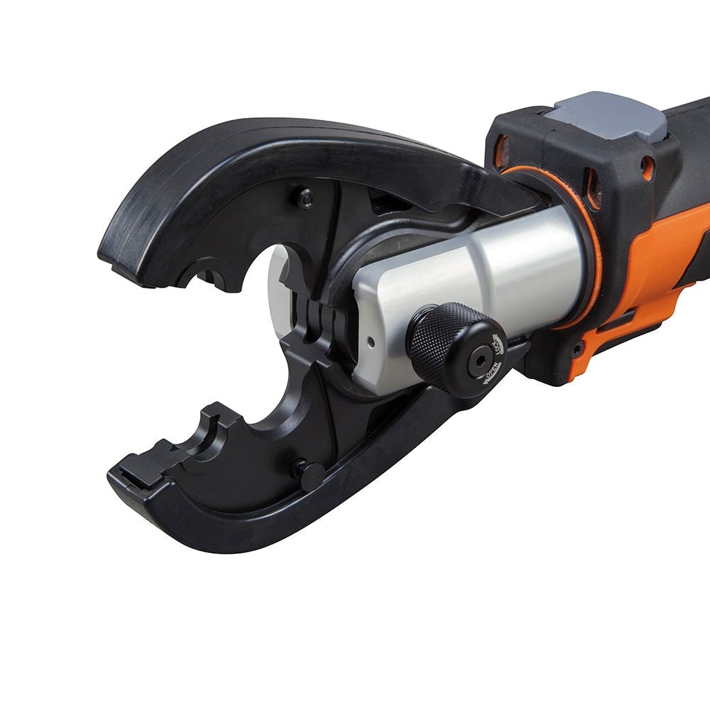 Klein BAT207T1 Battery-Op 7-Ton Crimper, Fixed BG Die - Ace Tool Group - Klein