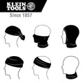 Klein 60455 Neck and Face Warming Band, Black - Ace Tool Group - Klein