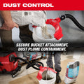 Milwaukee 49-90-2041 AIR-TIP™ Bucket Topper Dust Collector - Ace Tool Group - Ace Tool Group
