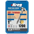 Kreg sml-c1-1200 1-1/2" Screws 1200ct - Ace Tool Group - Kreg