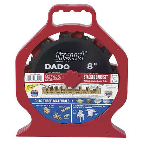 Freud Tools Sd208 8" Stack Dado - Ace Tool Group - Freud
