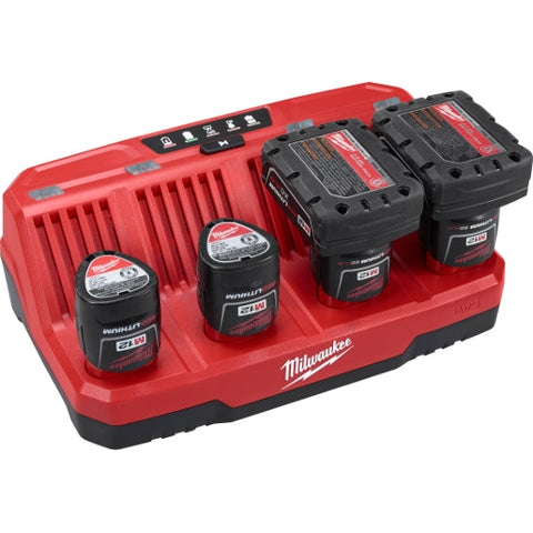 Milwaukee 48-59-1204 M12 Four Bay Sequential Charger - Ace Tool Group - Milwaukee