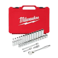Milwaukee 48-22-9508 3/8 in. Drive Metric Ratchet and Socket Mechanics Tool Set (32-Piece) - Ace Tool Group - Milwaukee