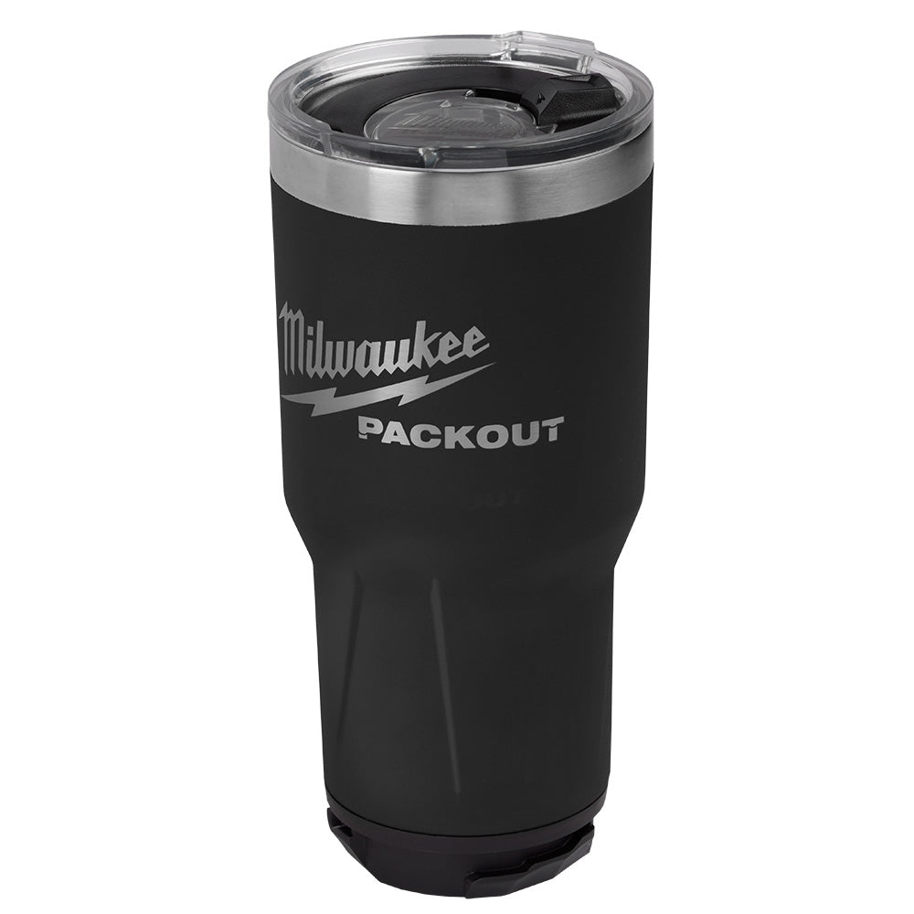 Milwaukee 48-22-8393B PACKOUT  30oz Tumbler Black - Ace Tool Group - Milwaukee