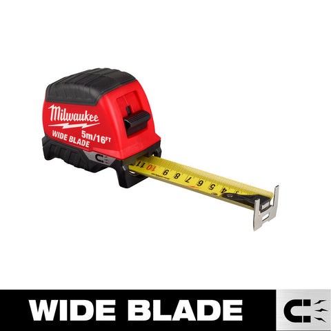 Milwaukee 48-22-1217M 5m/16ft Wide Blade Magnetic Tape Measure 6 Pack - Ace Tool Group - Milwaukee