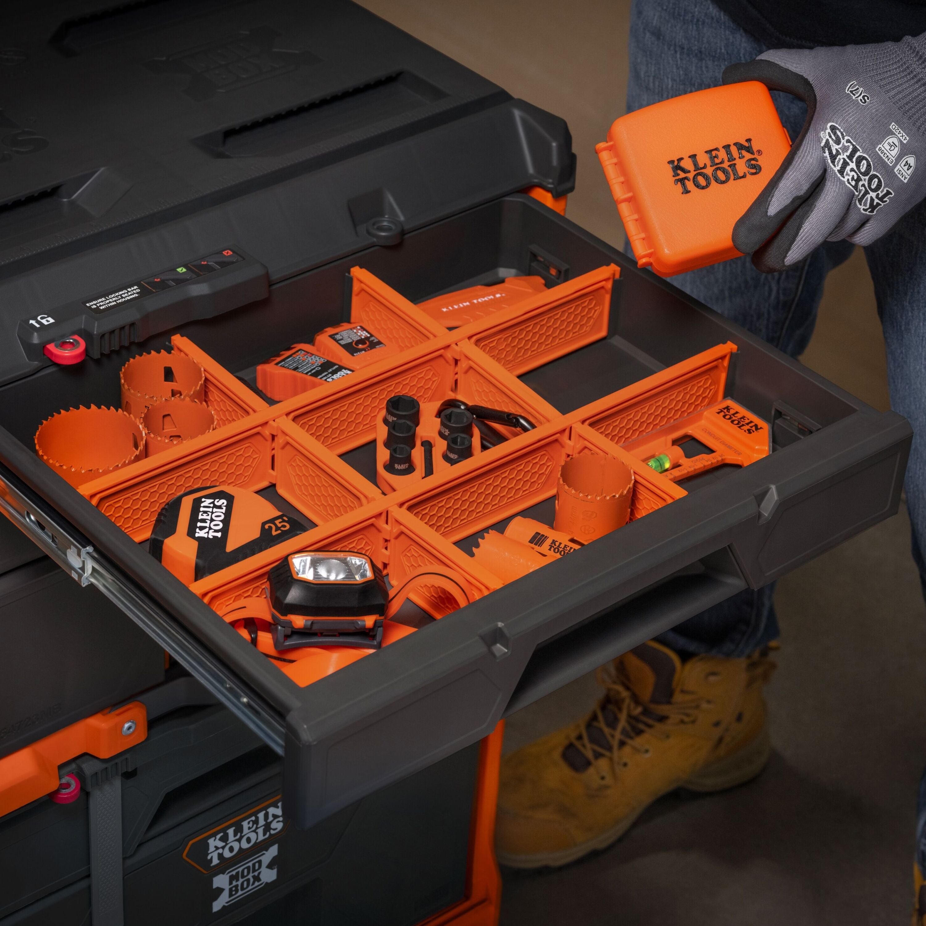 Klein 54723MB MODbox Multi-Depth Three-Drawer Toolbox - Ace Tool Group - Klein