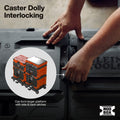 Klein 54828MB MODbox 4-Wheel Caster Dolly with Interlocking Design - Ace Tool Group - Klein