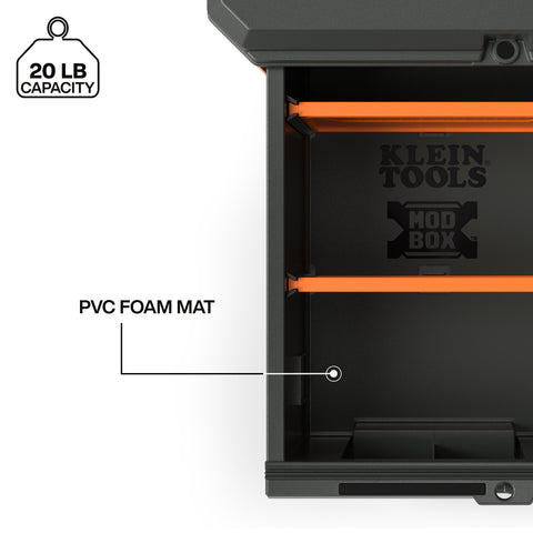 Klein 54843MB MODbox™ Compact Single Drawer, Half Width - Ace Tool Group - Ace Tool Group