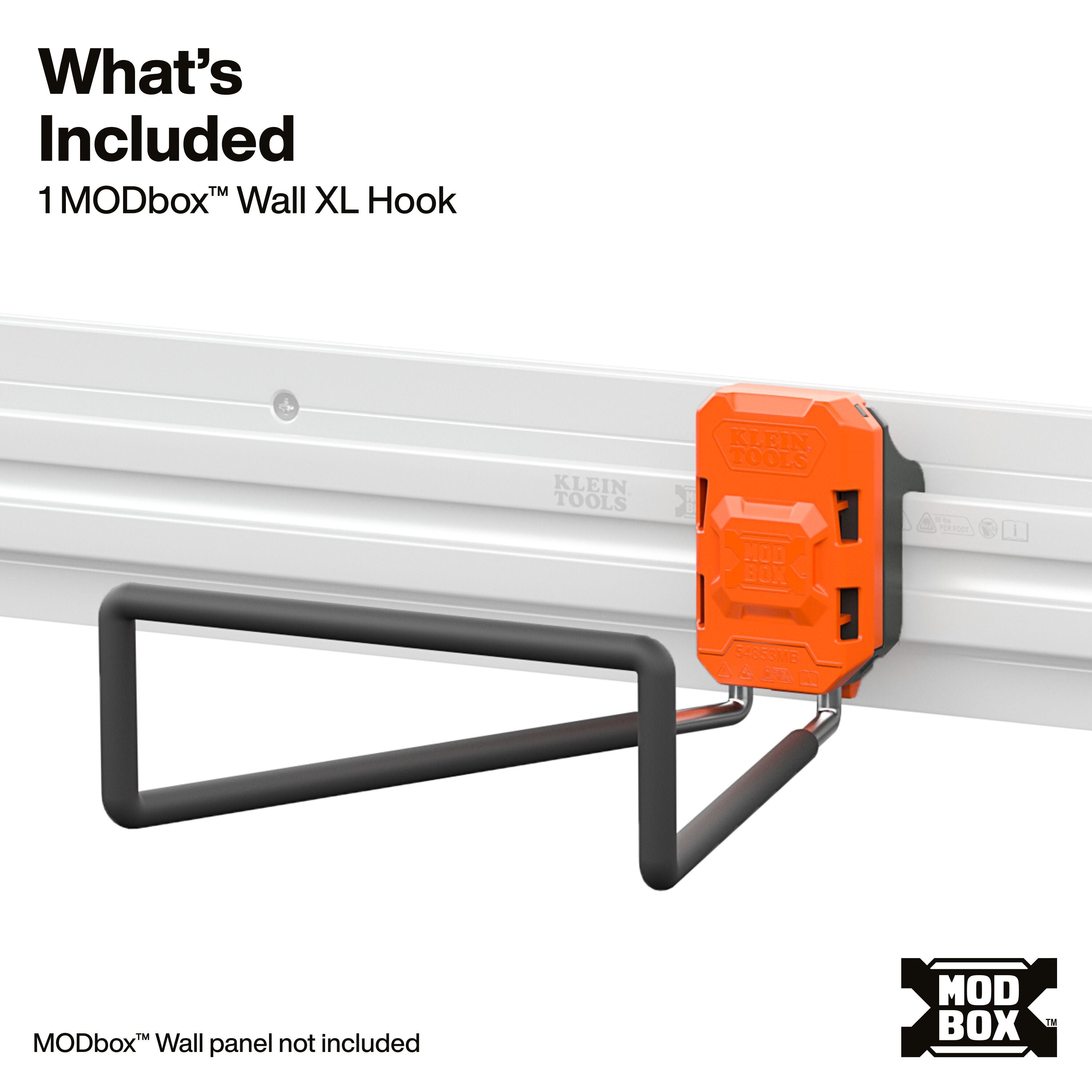 Klein 54853MB MODbox Wall System, XL Hook - Ace Tool Group - Klein