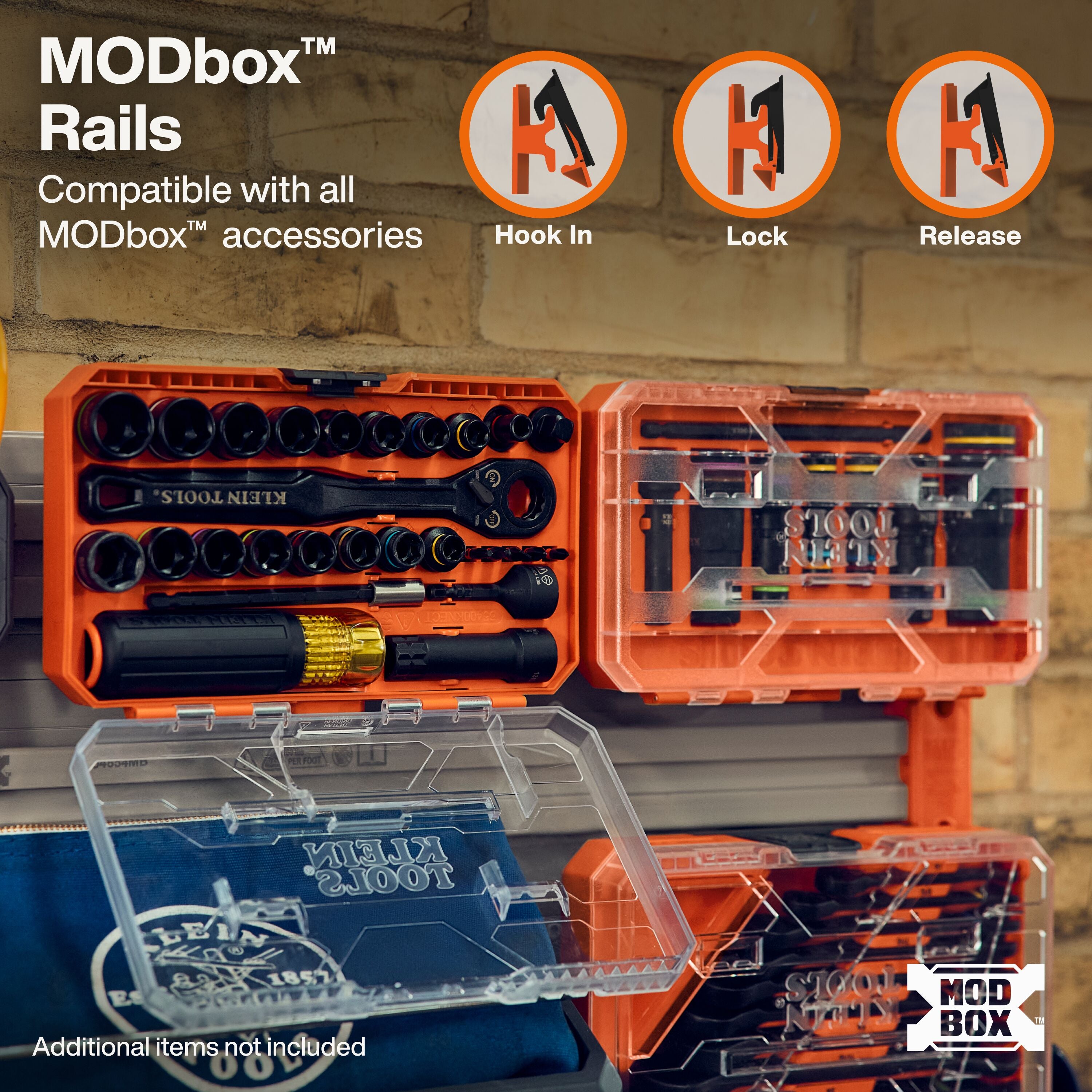 Klein 54854MB MODbox Wall System, 32-Inch Panel, 2-Pack - Ace Tool Group - Klein