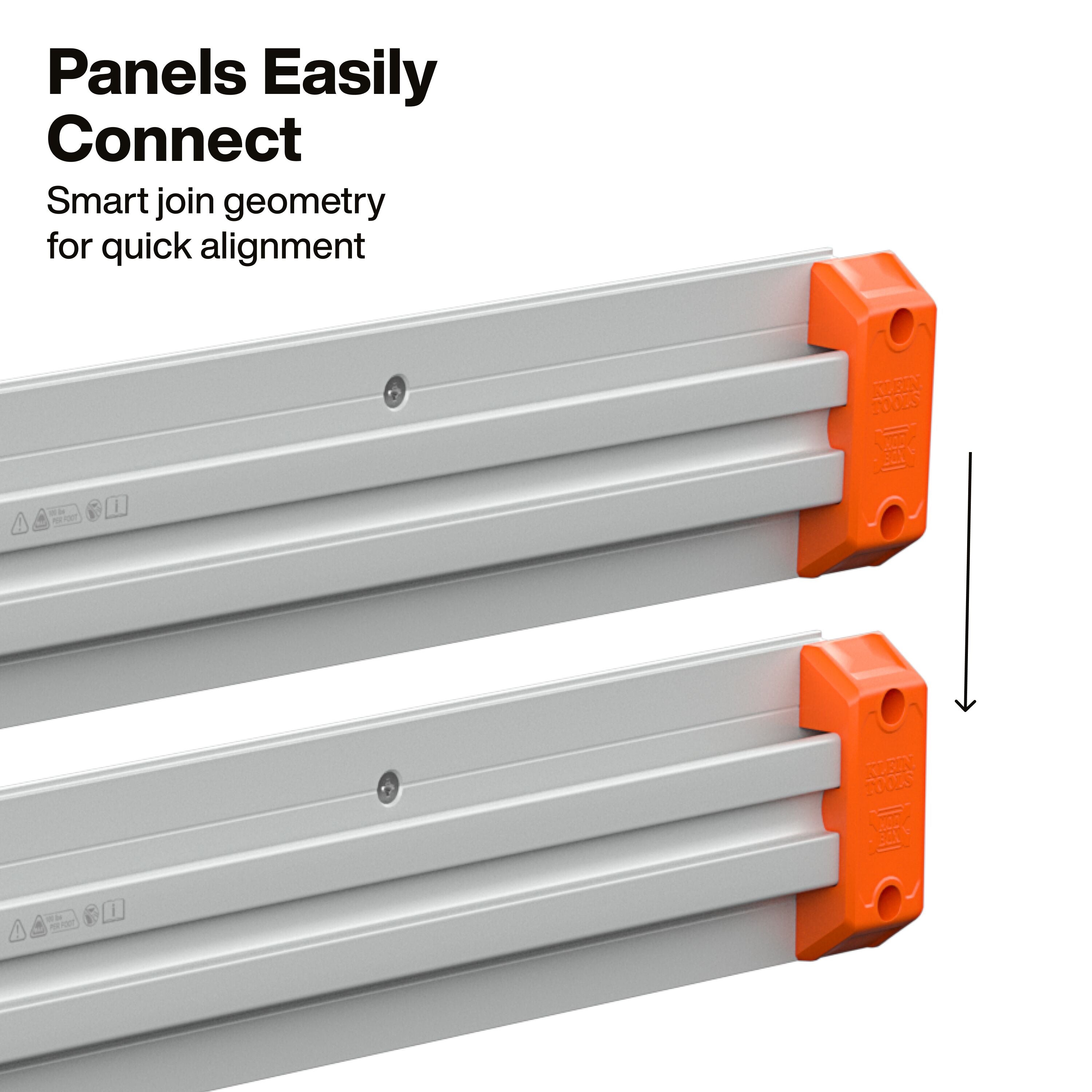 Klein 54854MB MODbox Wall System, 32-Inch Panel, 2-Pack - Ace Tool Group - Klein