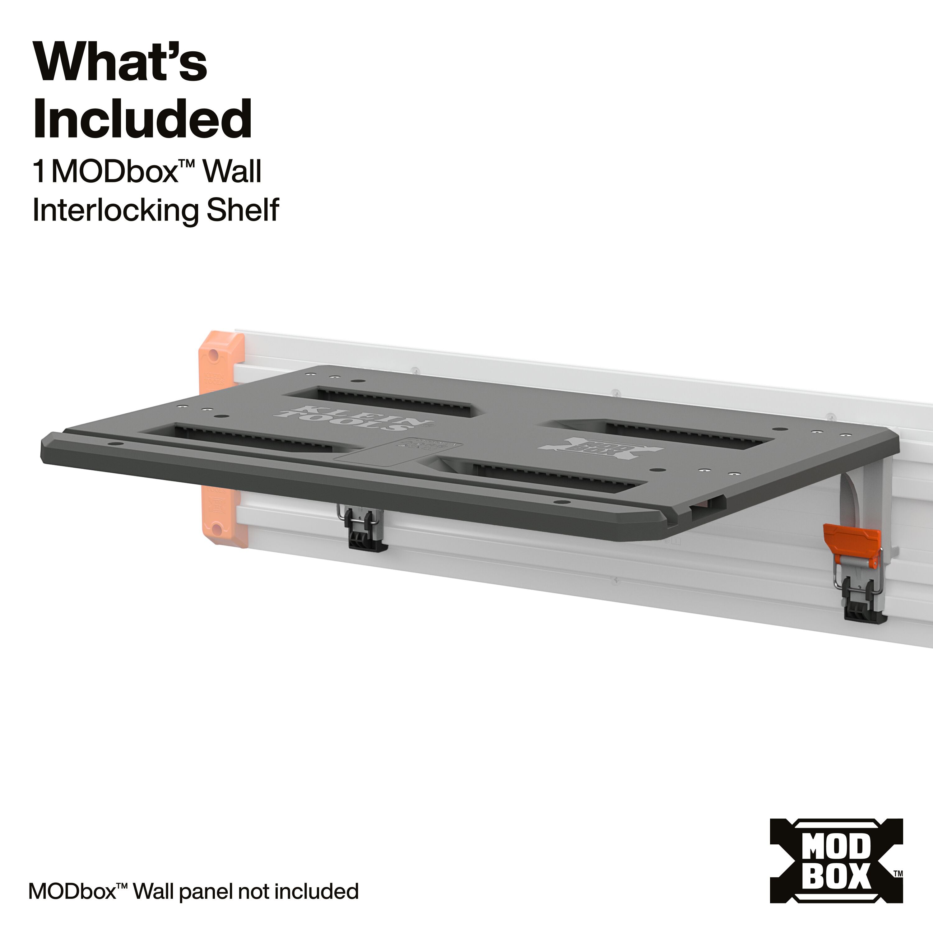 Klein 54856MB MODbox Wall System, Wall Shelf - Ace Tool Group - Klein