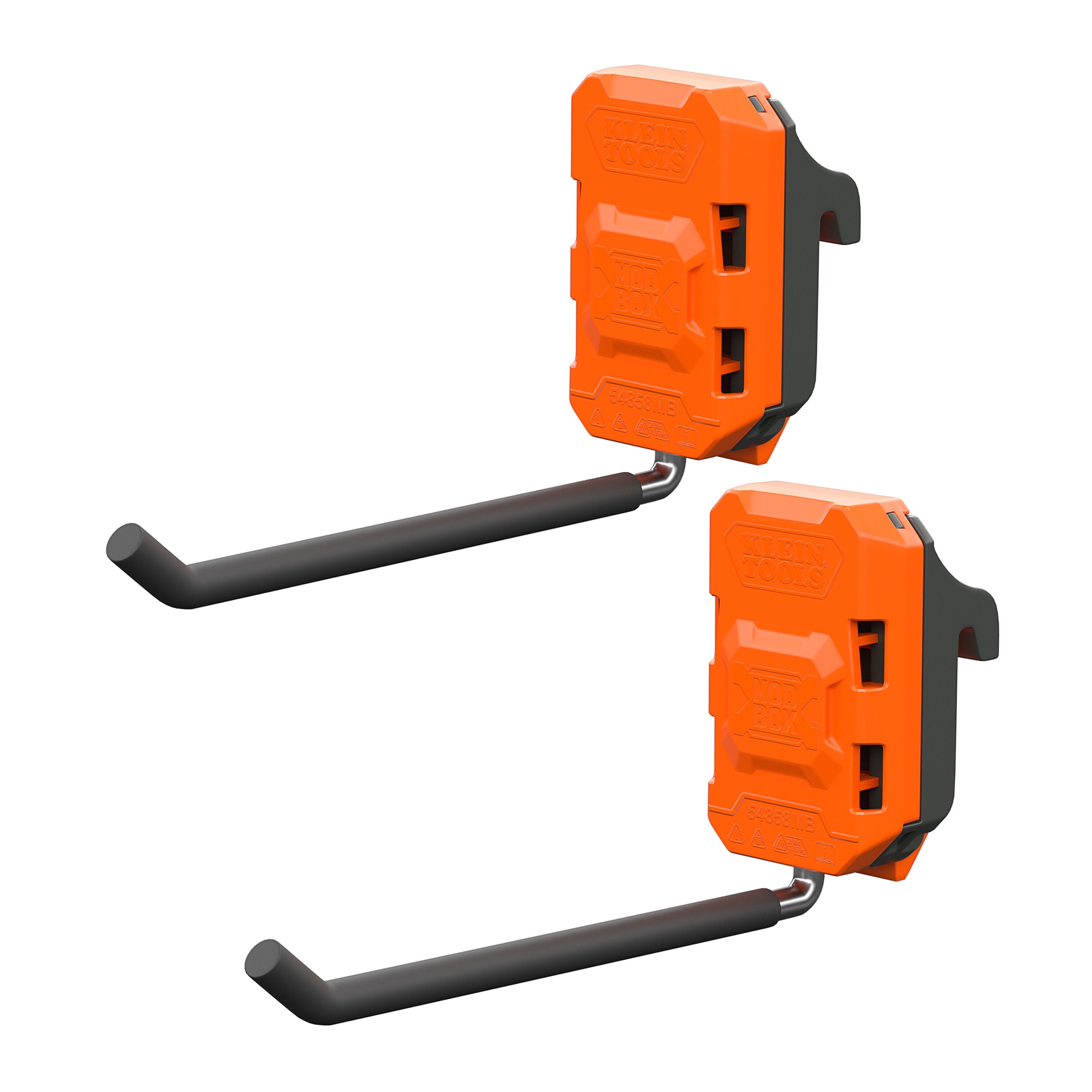 Klein 54858MB MODbox Wall System, Long Hook, 2-Pack