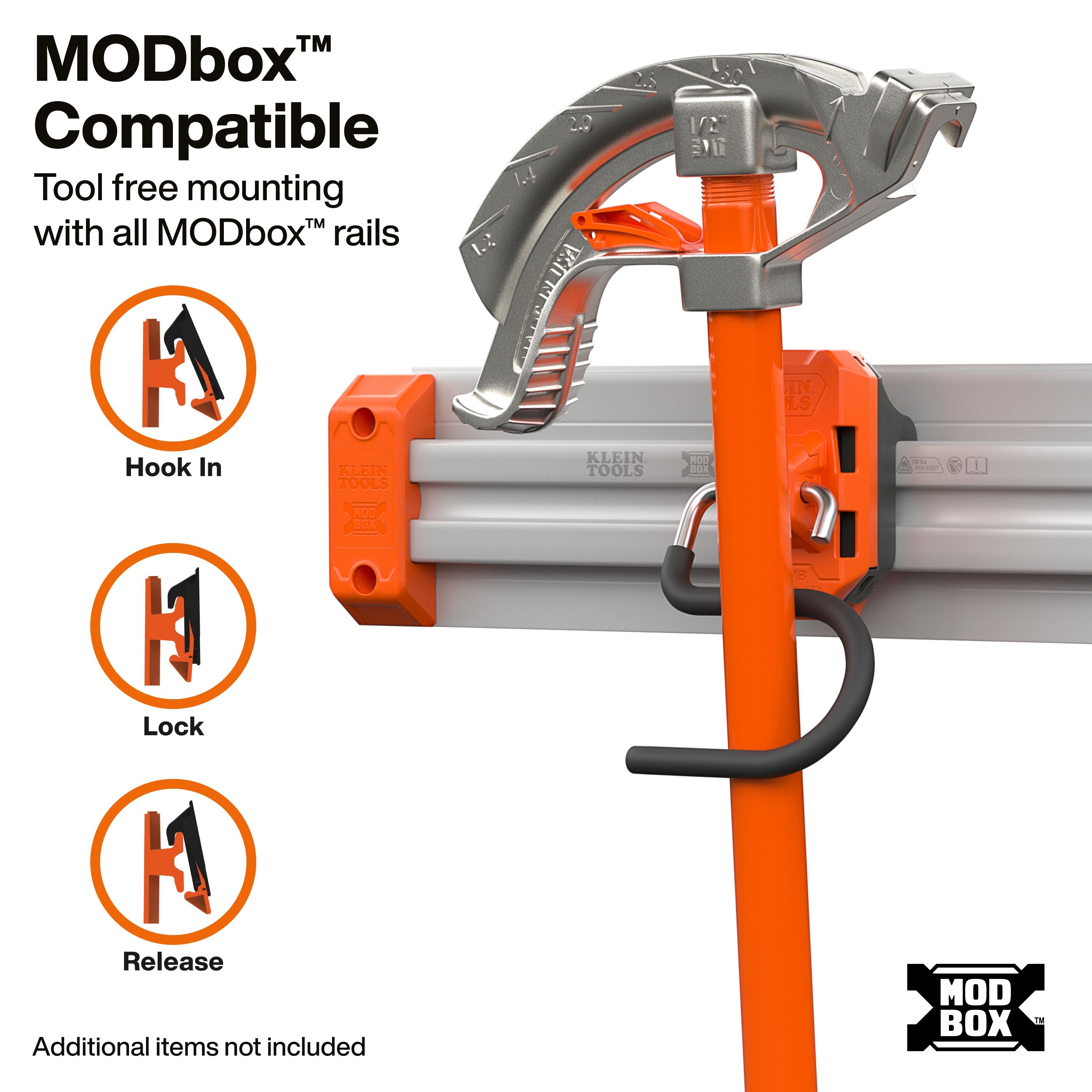 Klein 54860MB MODbox Wall System, S-Hook - Ace Tool Group - Klein