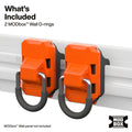 Klein 54861MB MODbox Wall System, D-Ring, 2-Pack - Ace Tool Group - Klein